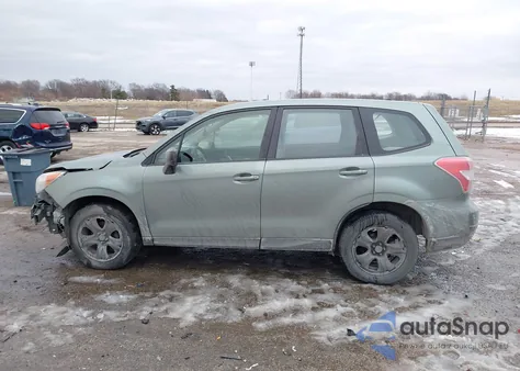 2015 Subaru Forester 2.5I из США, поврежденный, VIN JF2SJAAC8FH537053